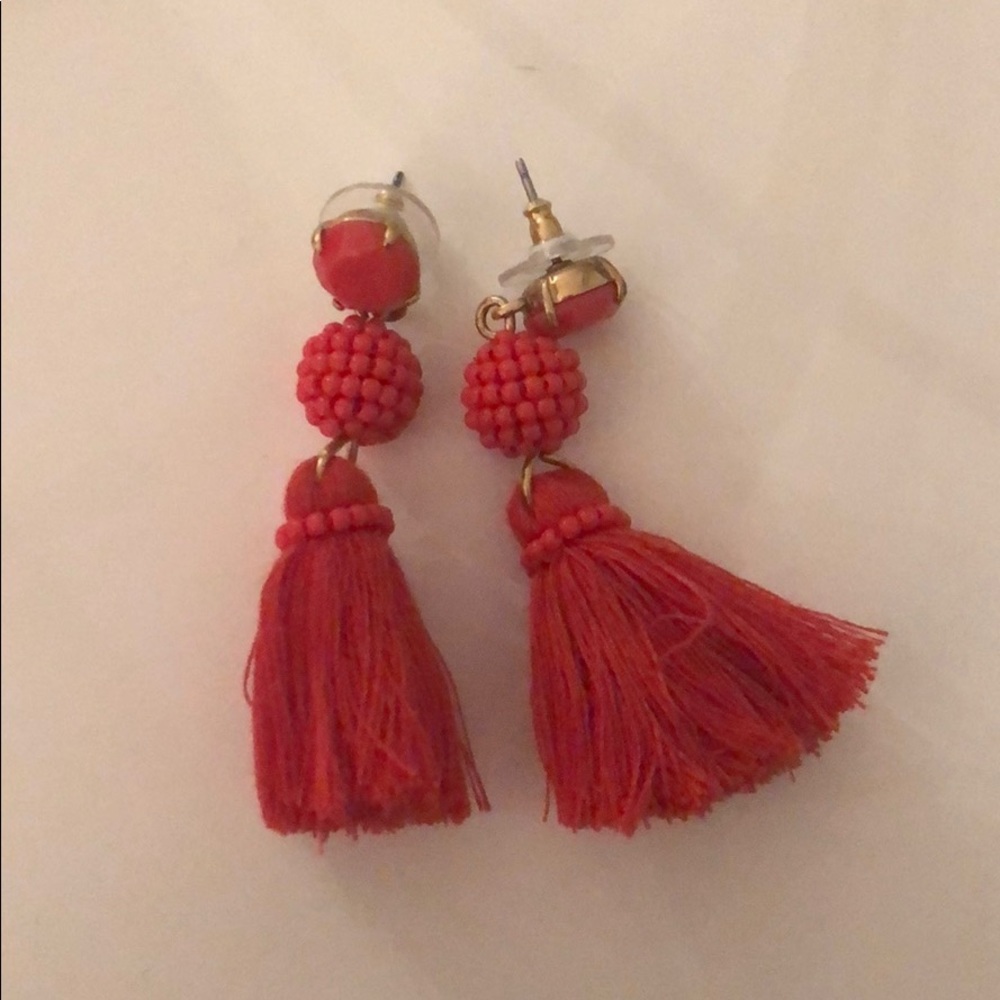 J Crew tassel earrings